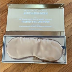New Slip Pure Silk Sleep Mask Gold